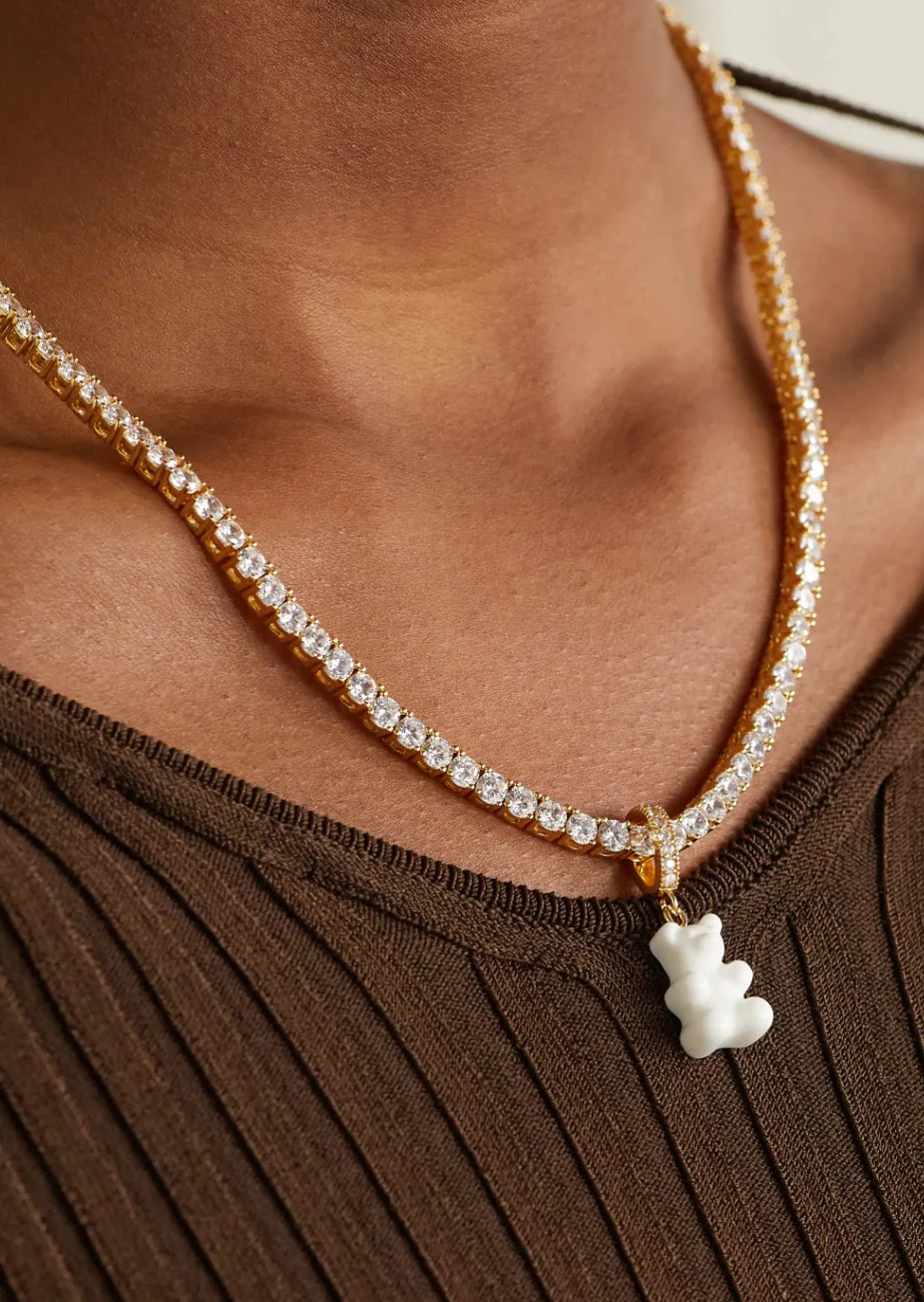 Crystal Haze Serena Necklace - Clear