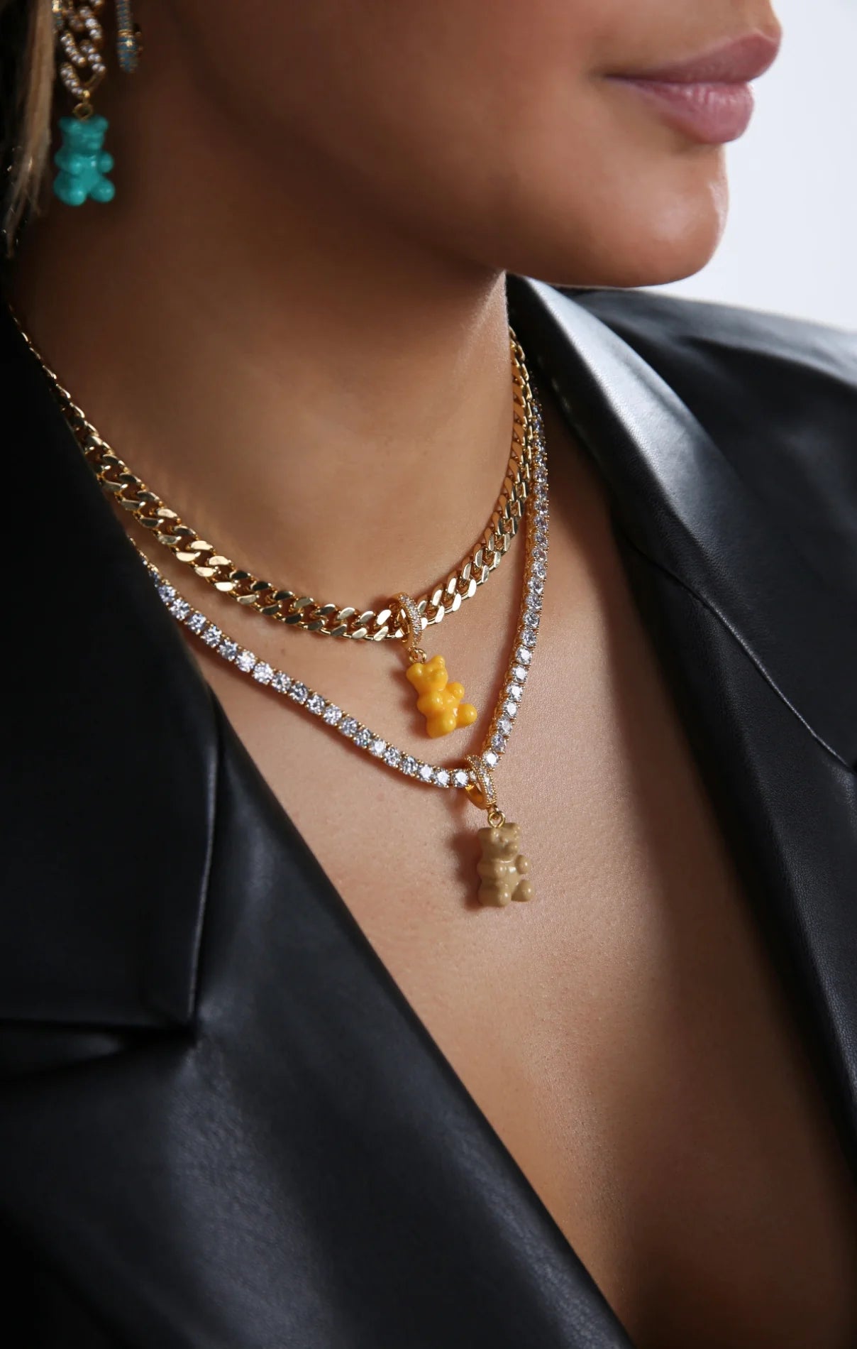 Crystal Haze Serena Necklace - Clear
