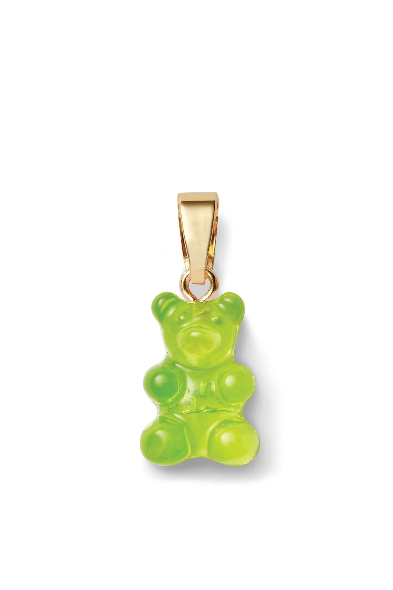 Crystal Haze Nostalgia Bear Classic Pendant-Lime