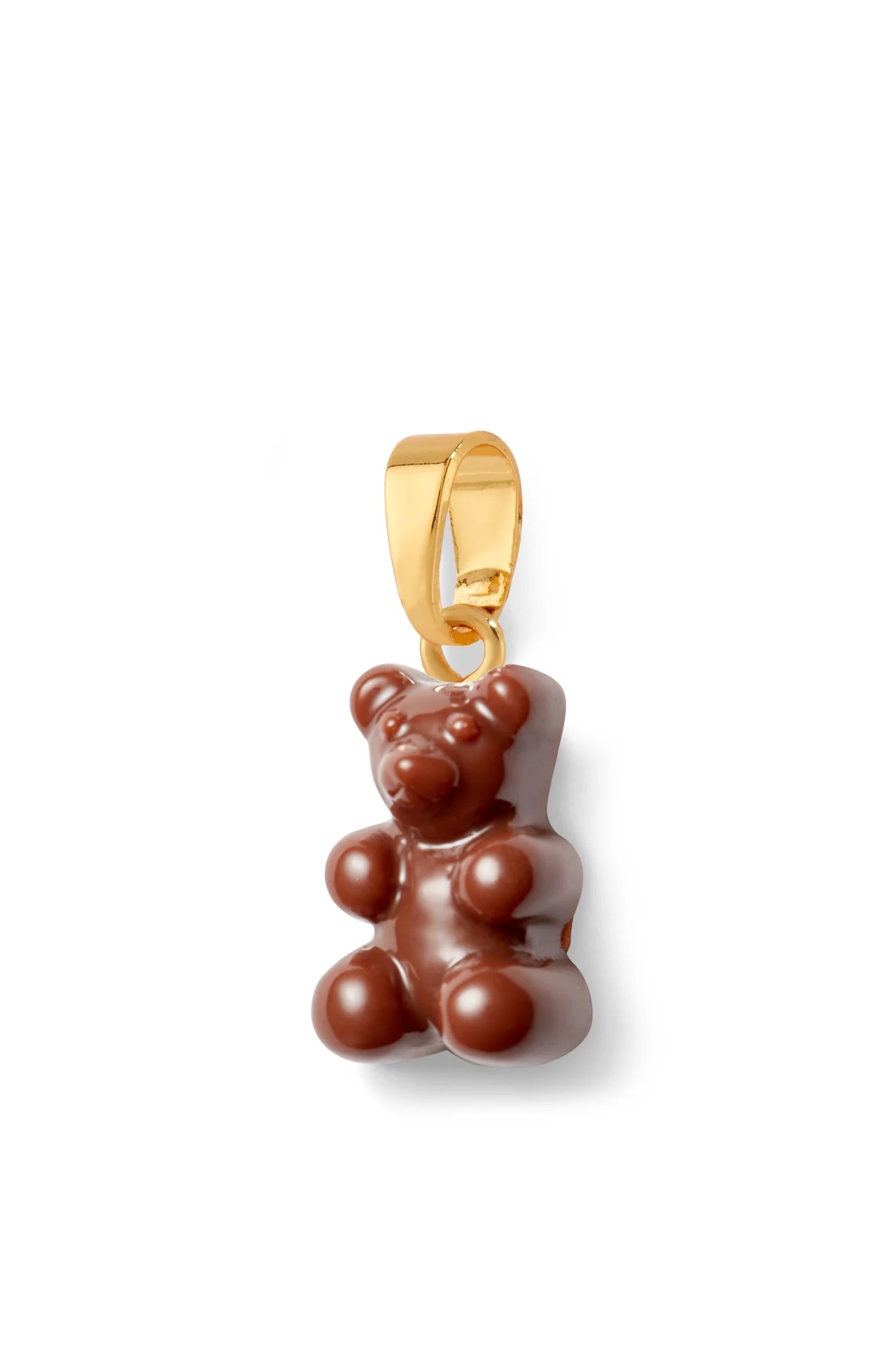Crystal Haze Nostalgia Bear Classic Pendant-Chocolate