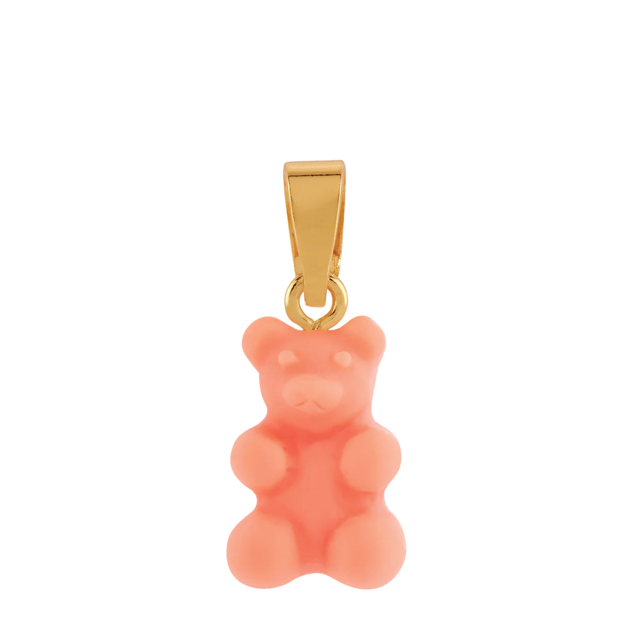Crystal Haze Nostalgia Bear Classic Pendant-Peachy