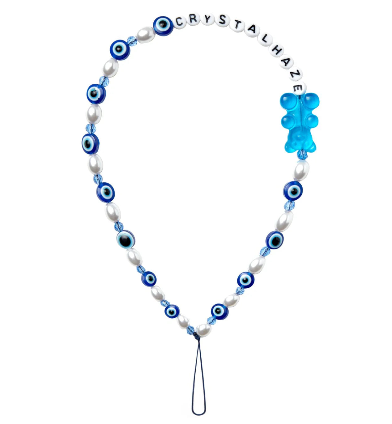 Crystal Haze Phone Bracelet - Azure