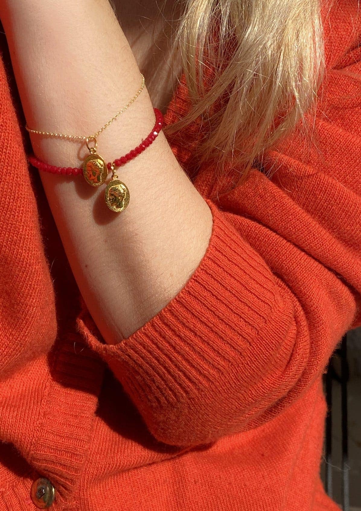 Hermina Athens Ygieia Granada Red Bracelet