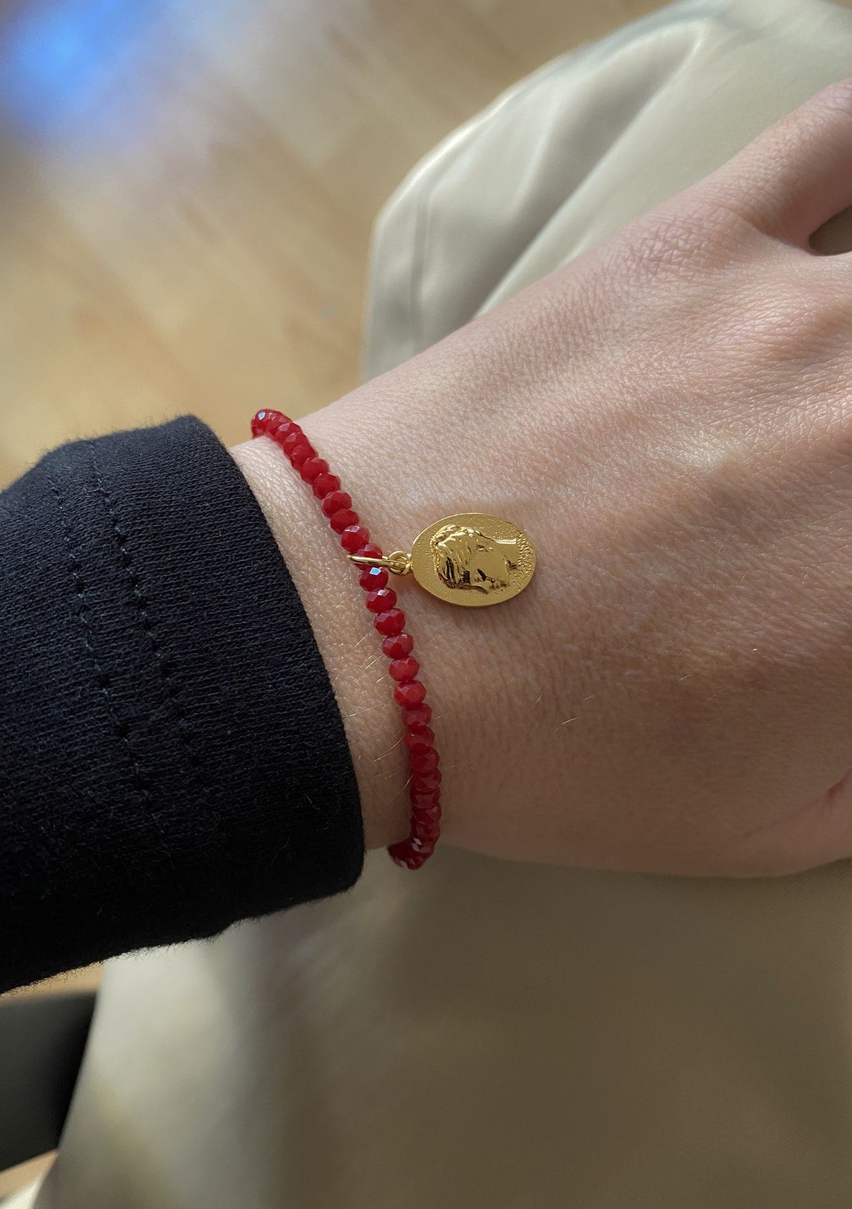 Hermina Athens Ygieia Granada Red Bracelet