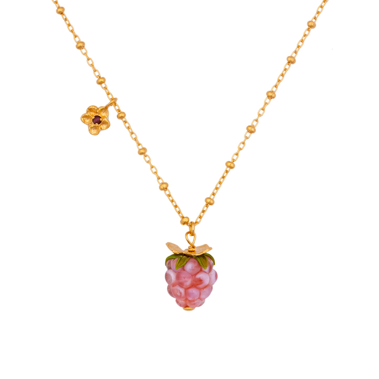 10 DECOART Romeo and Julia Rose Raspberry Pendant