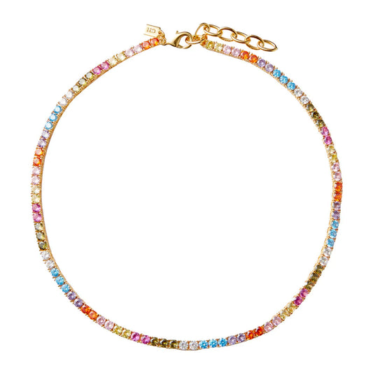 Crystal Haze Serena necklace - Rainbow
