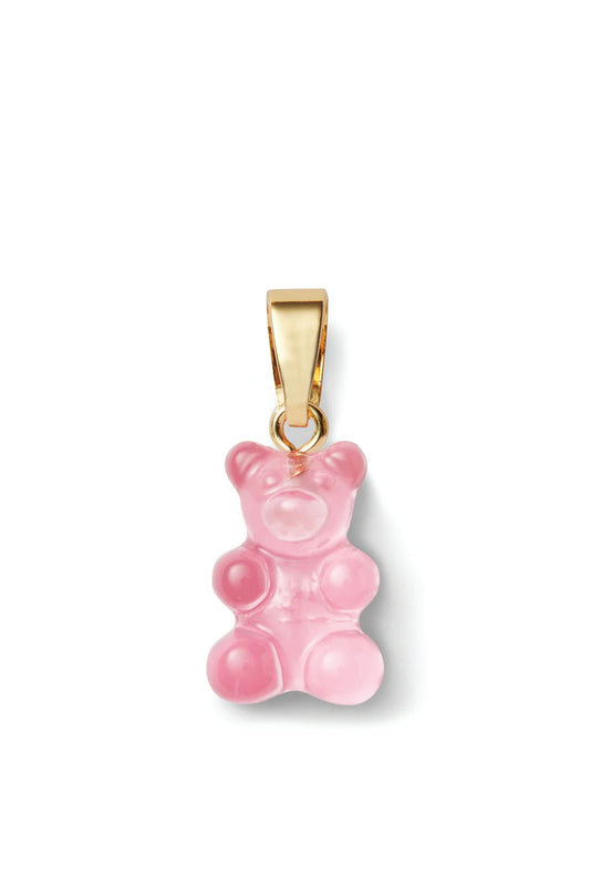 Crystal Haze Nostalgia Bear Classic Pendant-Bubblegum Pink