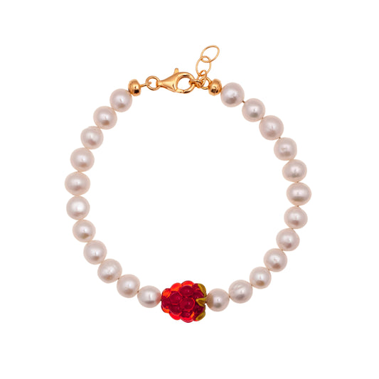 10 DECOART Pearl and Raspberry Bracelet