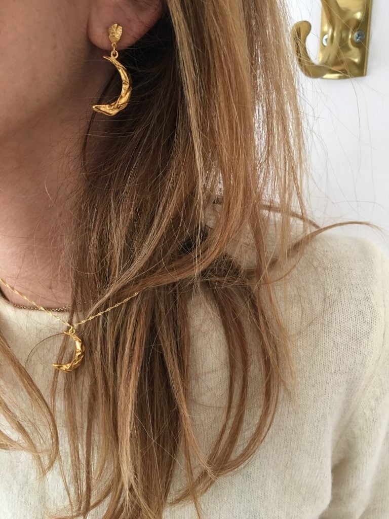 Hermina Athens Melies Moon Earrings