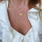 Hermina Athens Mini Oval Pearl Necklace
