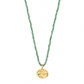 Hermina Athens Sealstone Animal Emerald Necklace